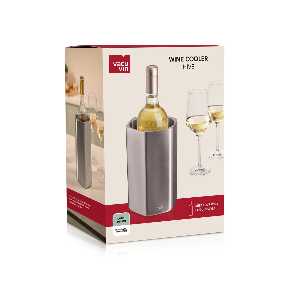 Wine Cooler Hive Stainless Steel