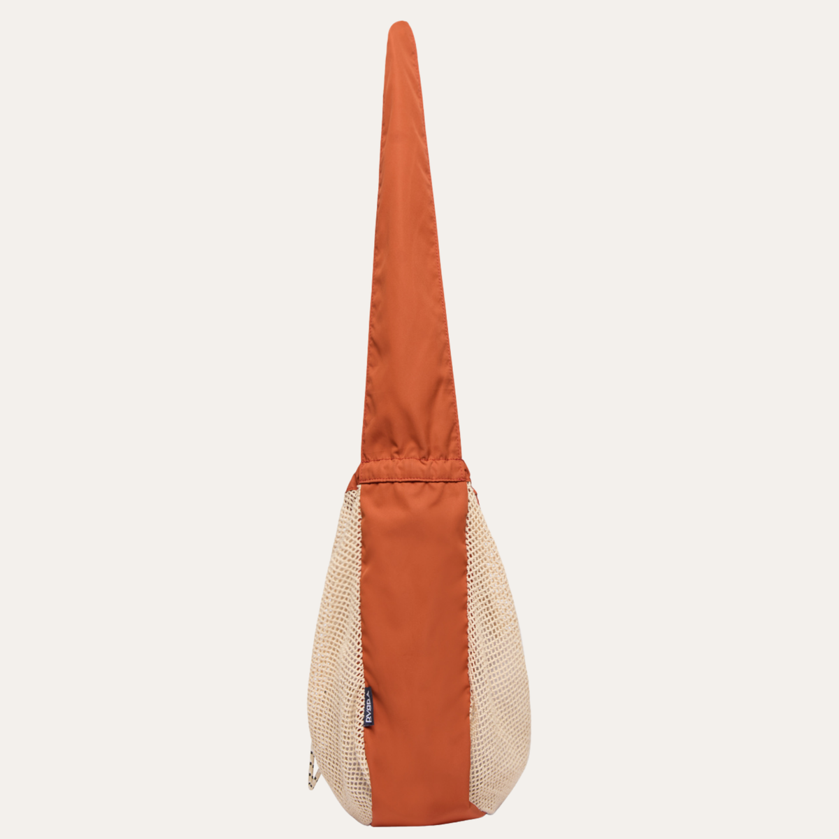 THE NET.ZERO MODERN FISHERMAN CROSSBODY BAG / RUST