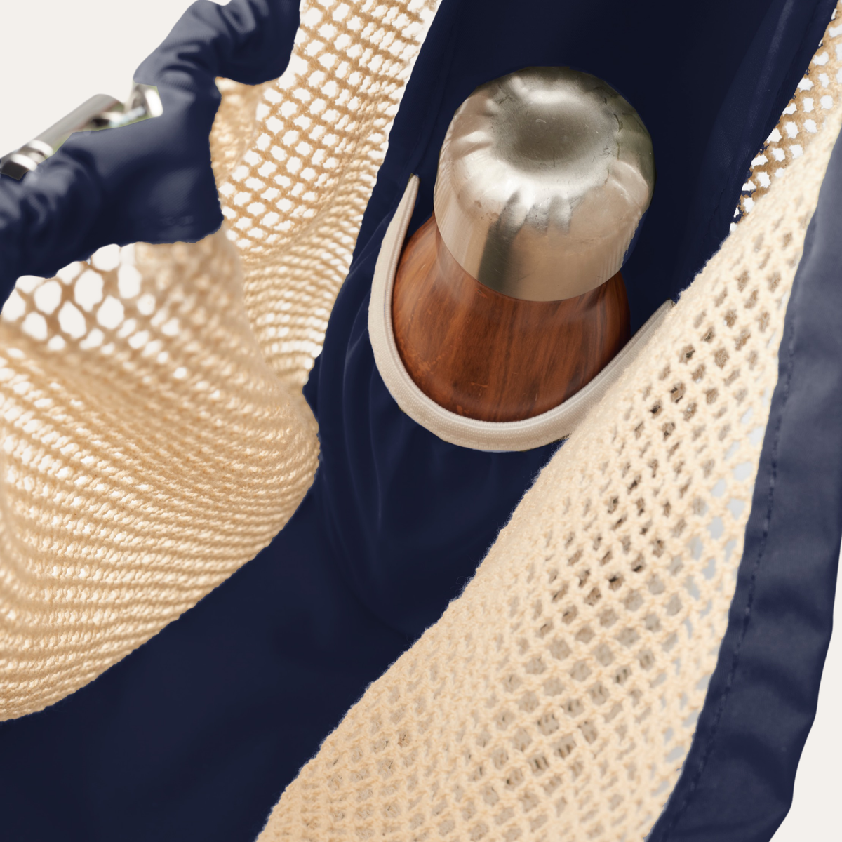 THE NET.ZERO MODERN FISHERMAN CROSSBODY BAG / NAVY