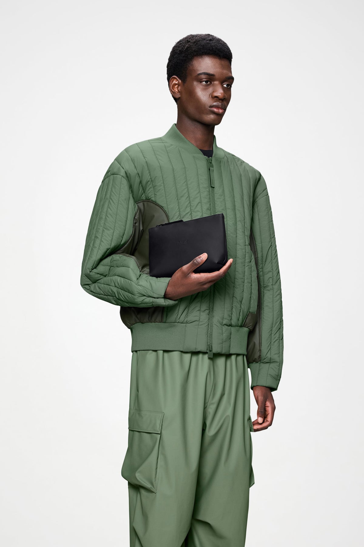 RAINS Cosmetic Bag Black Wash Bag