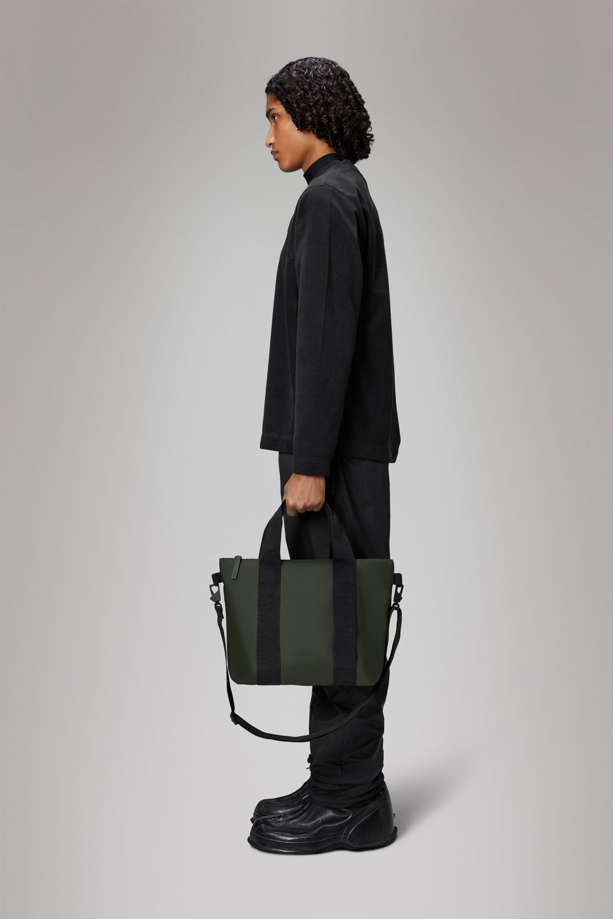 RAINS Tote Bag Micro Green Tote