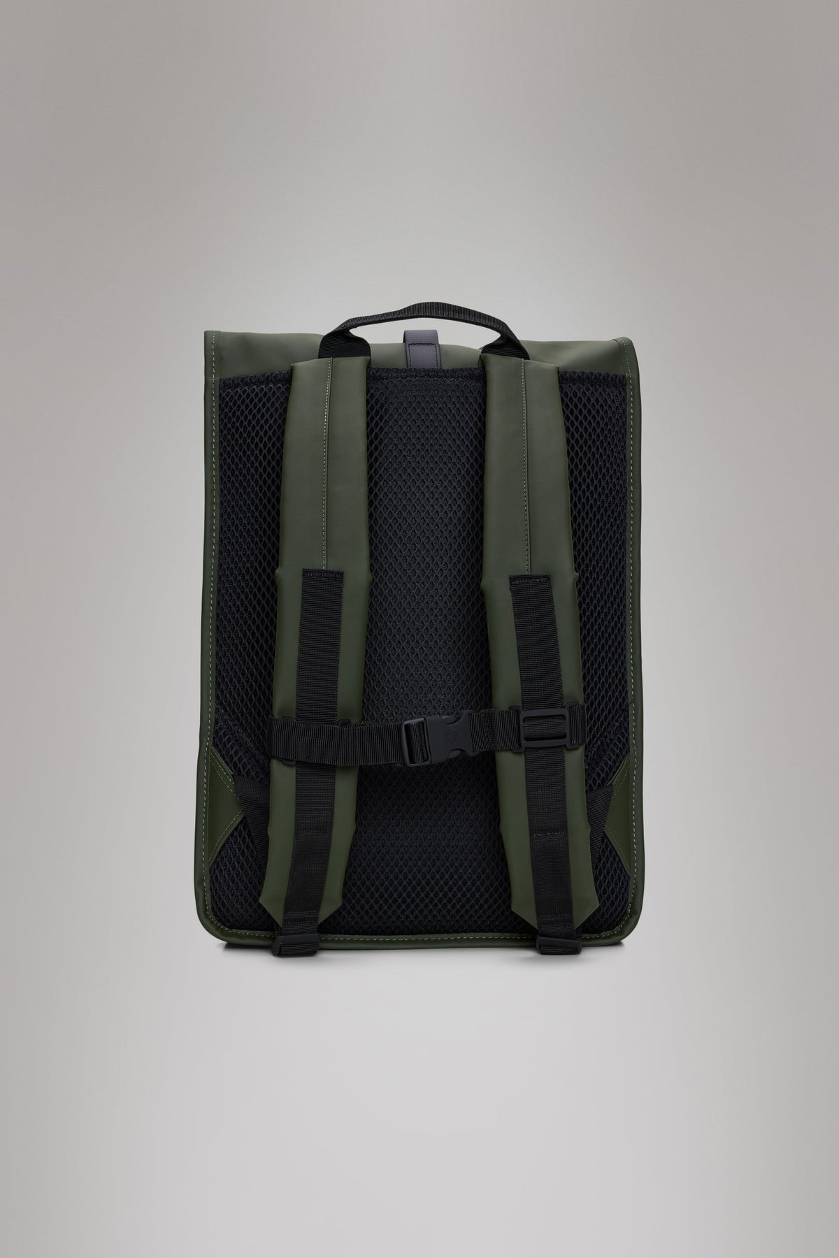 RAINS Rolltop Rucksack Green 17L H48 x D11 x W32 cm Backpack