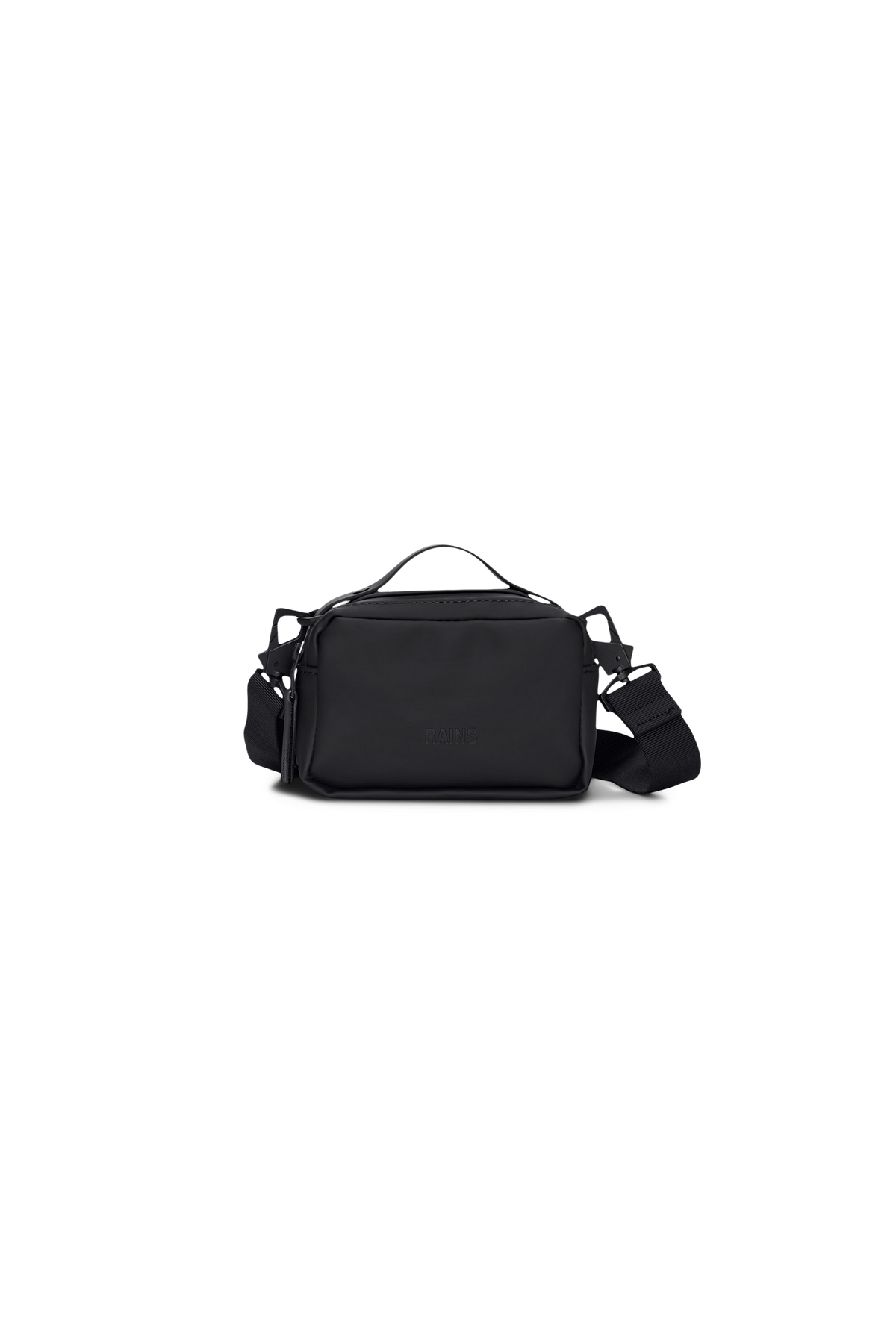 RAINS Box Bag Micro Black Crossbody