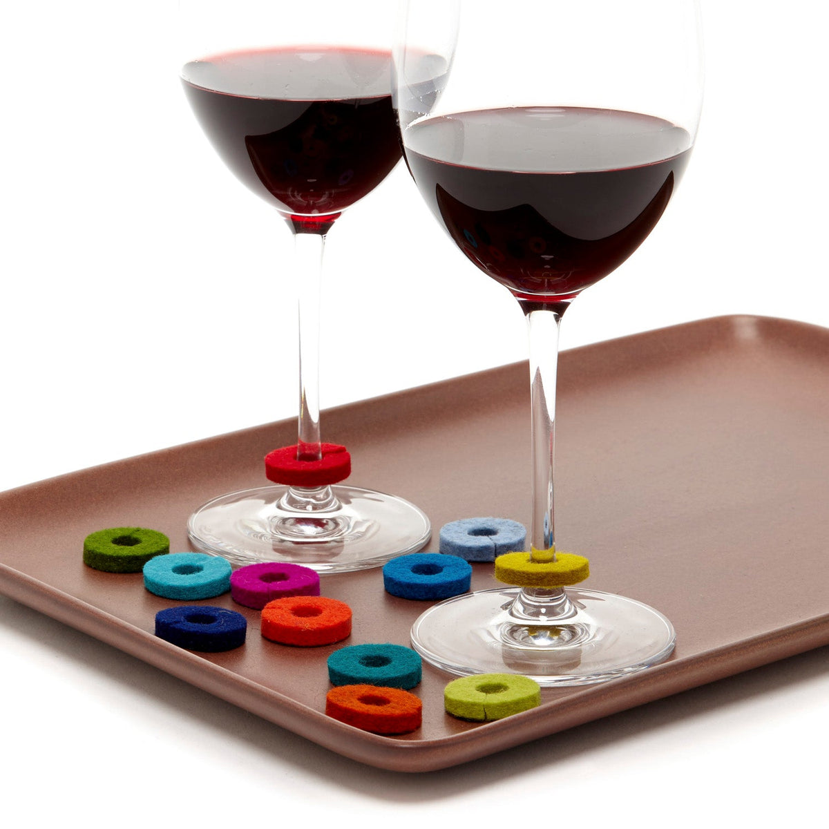 Wine-O&#39;s Merino Wool Round Wine Markers