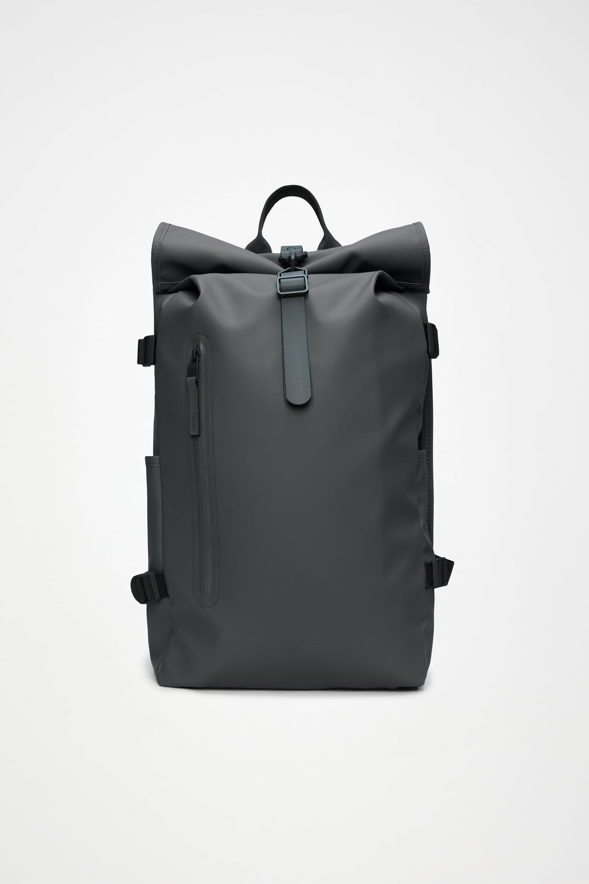 RAINS Rolltop Rucksack Large Dark Grey 28L H63 x D14 x W32 cm Backpack