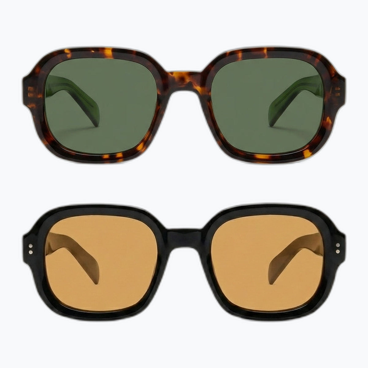 Jaxy Boulevard — Classic Square sunglasses in Black