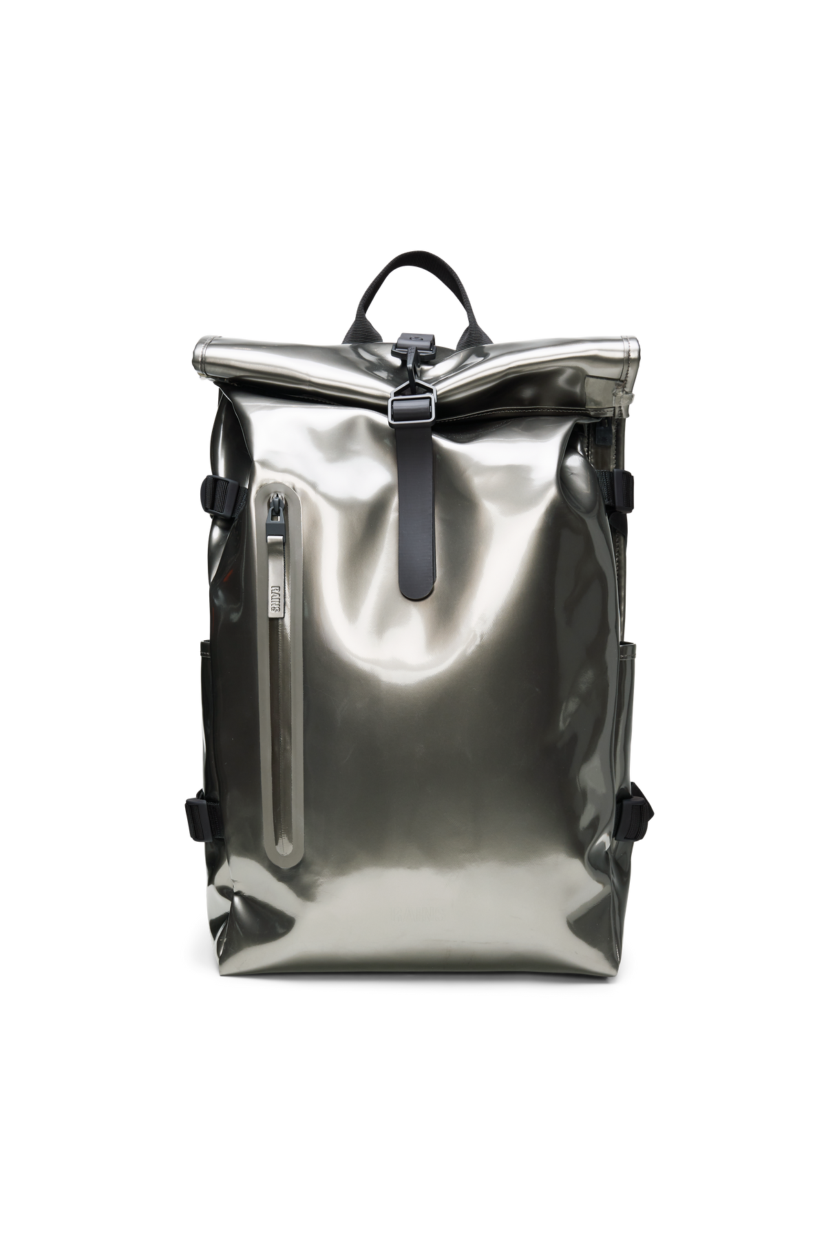 RAINS Rolltop Rucksack Large Raven 23L H63 x D14 x W32 cm Backpack