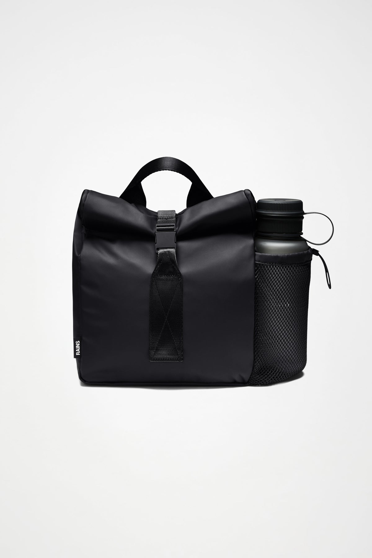 RAINS Lunch Bag Large Black Lunch Bag