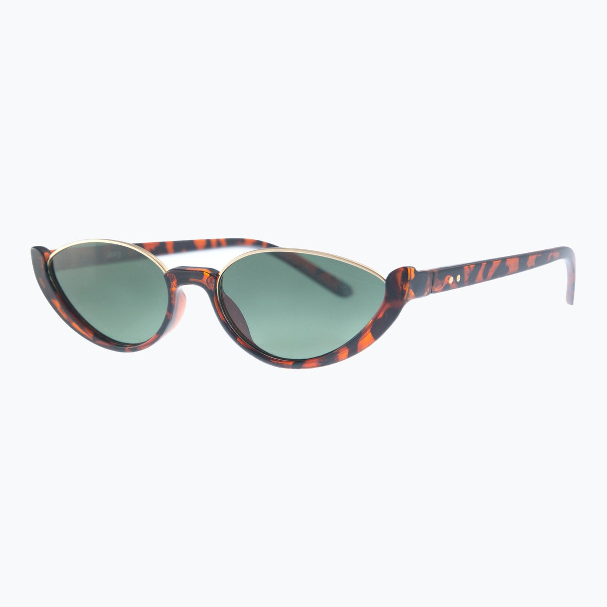 Jaxy Cosmic Cat-eye sunglasses — side view #Color_Tortoise