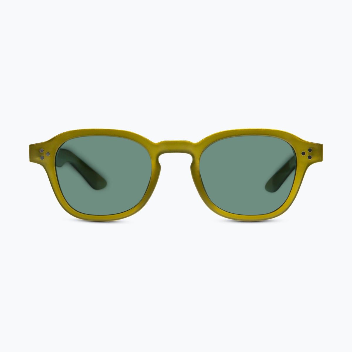 Jaxy Westside in Olive — Square Polarized sunglasses #Color_Olive