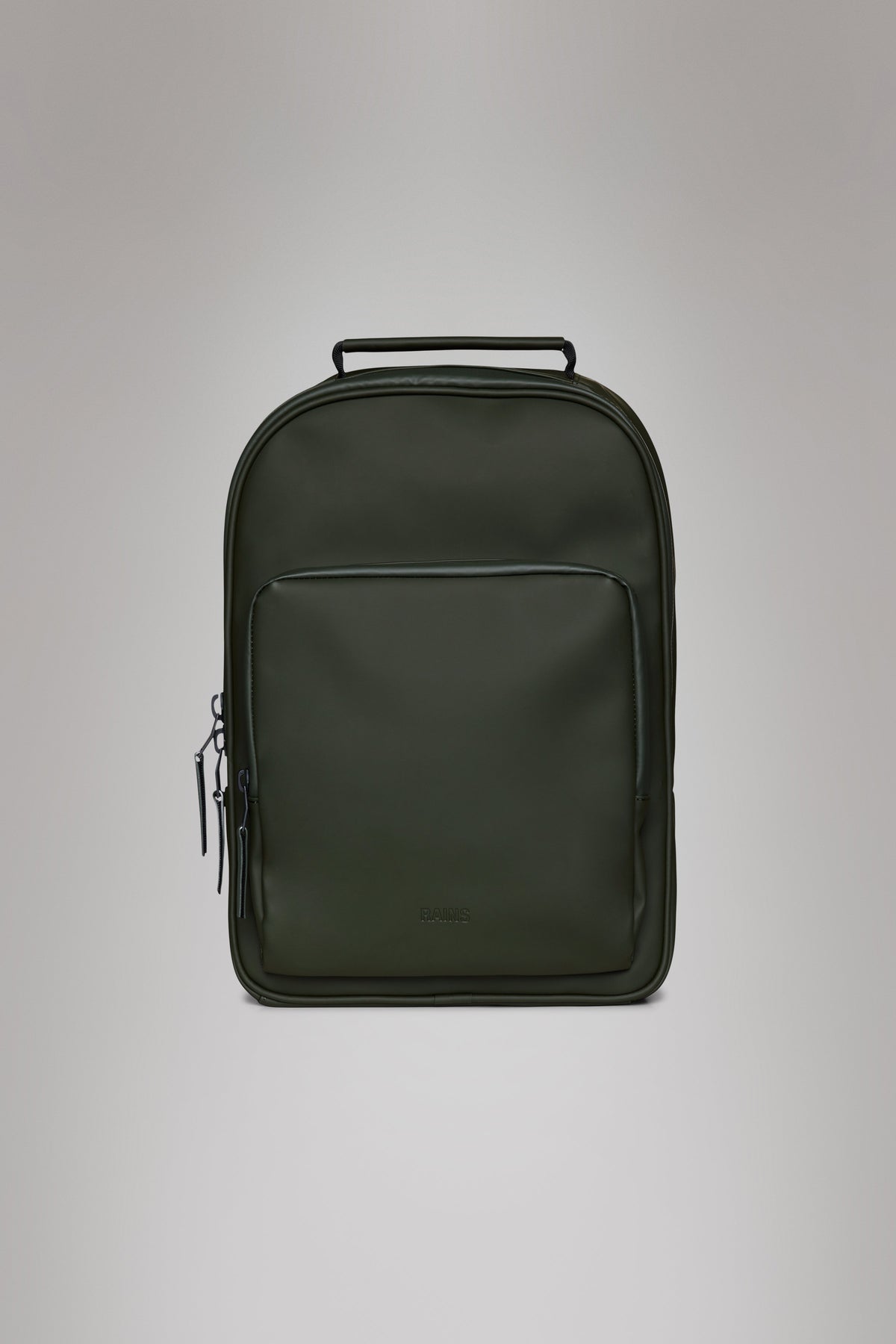 RAINS Book Daypack Green 10L H38 x D10 x W28 cm Backpack