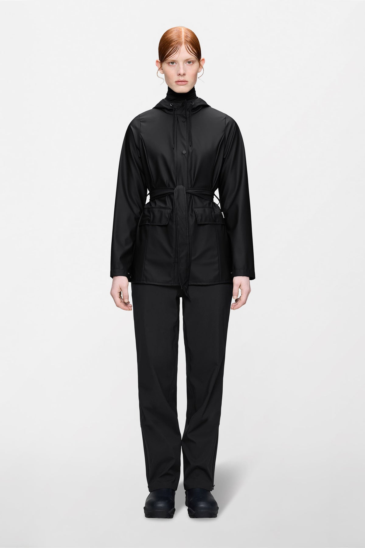 RAINS Curve Jacket Black Jacket