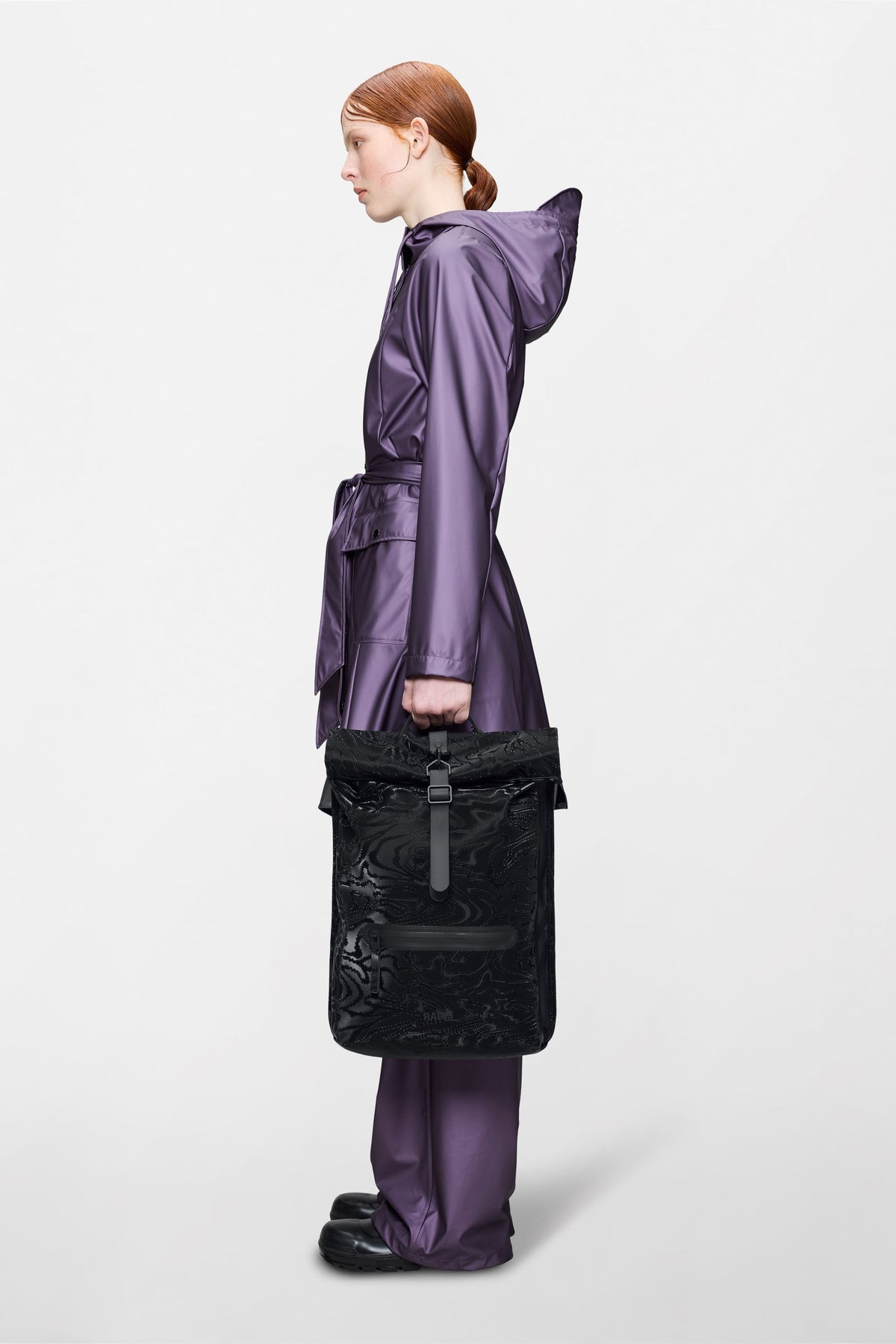 RAINS Rolltop Rucksack Amp Backpack