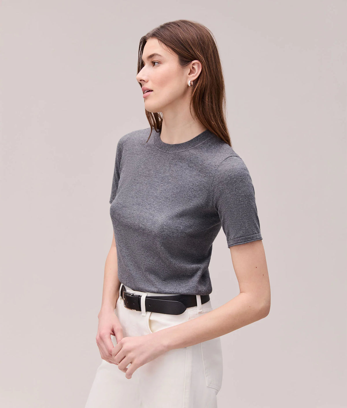 Washable Cotton Silk Tee