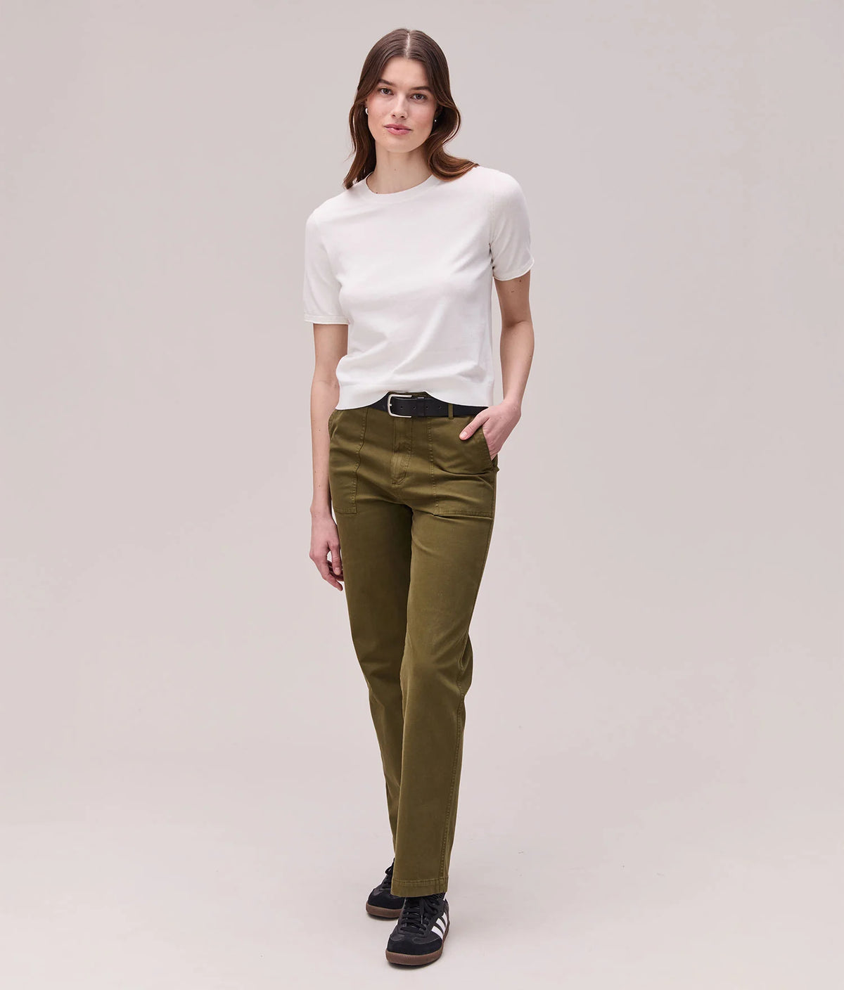 Washable Cotton Silk Tee