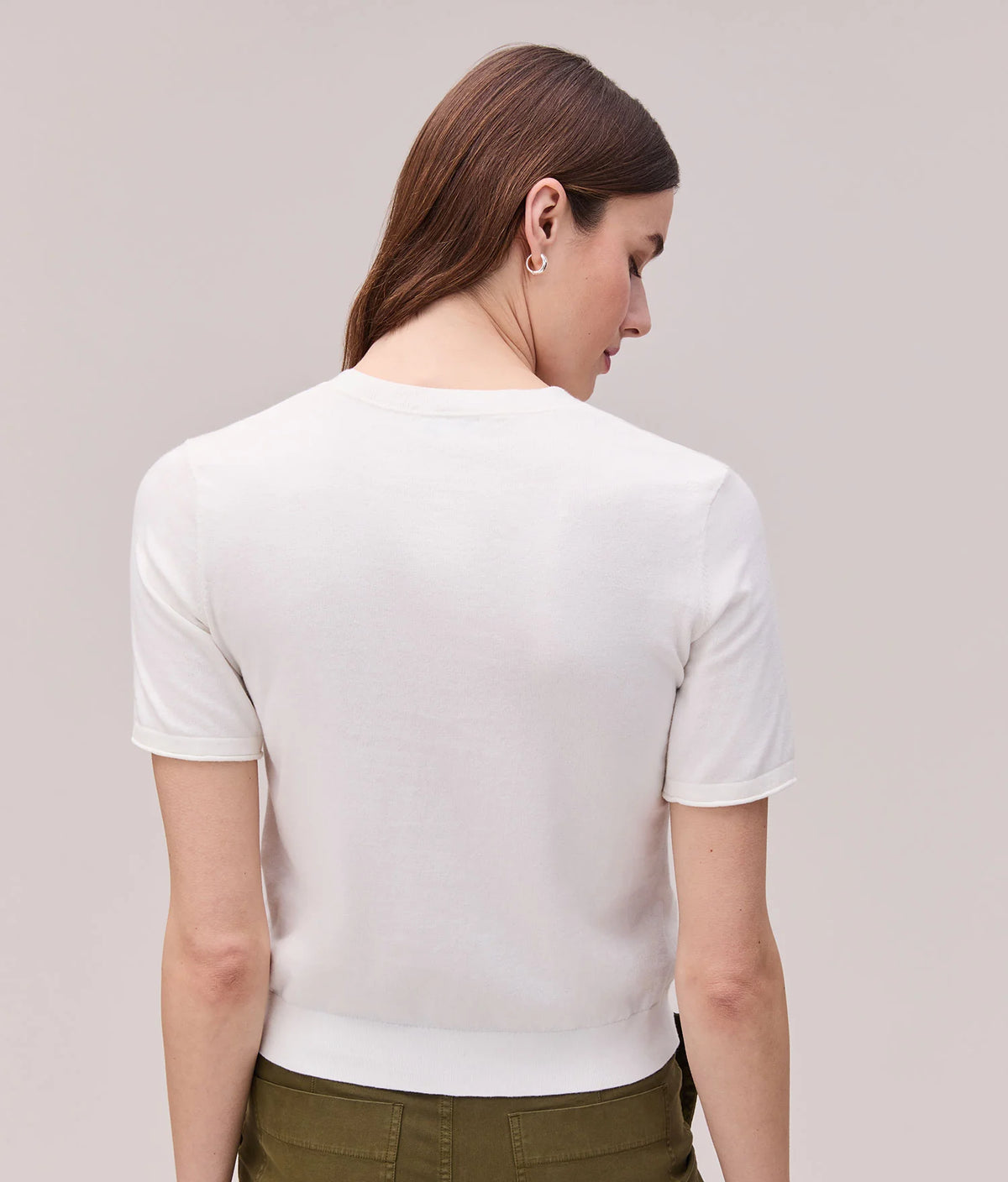 Washable Cotton Silk Tee