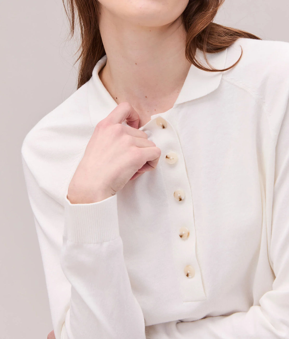 The Washable Cotton Silk Polo