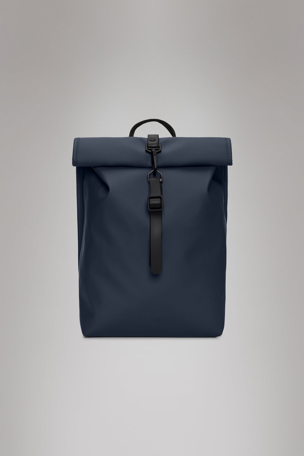 RAINS Rolltop Rucksack Mini Navy 10L H38 x D10 x W27 cm Backpack