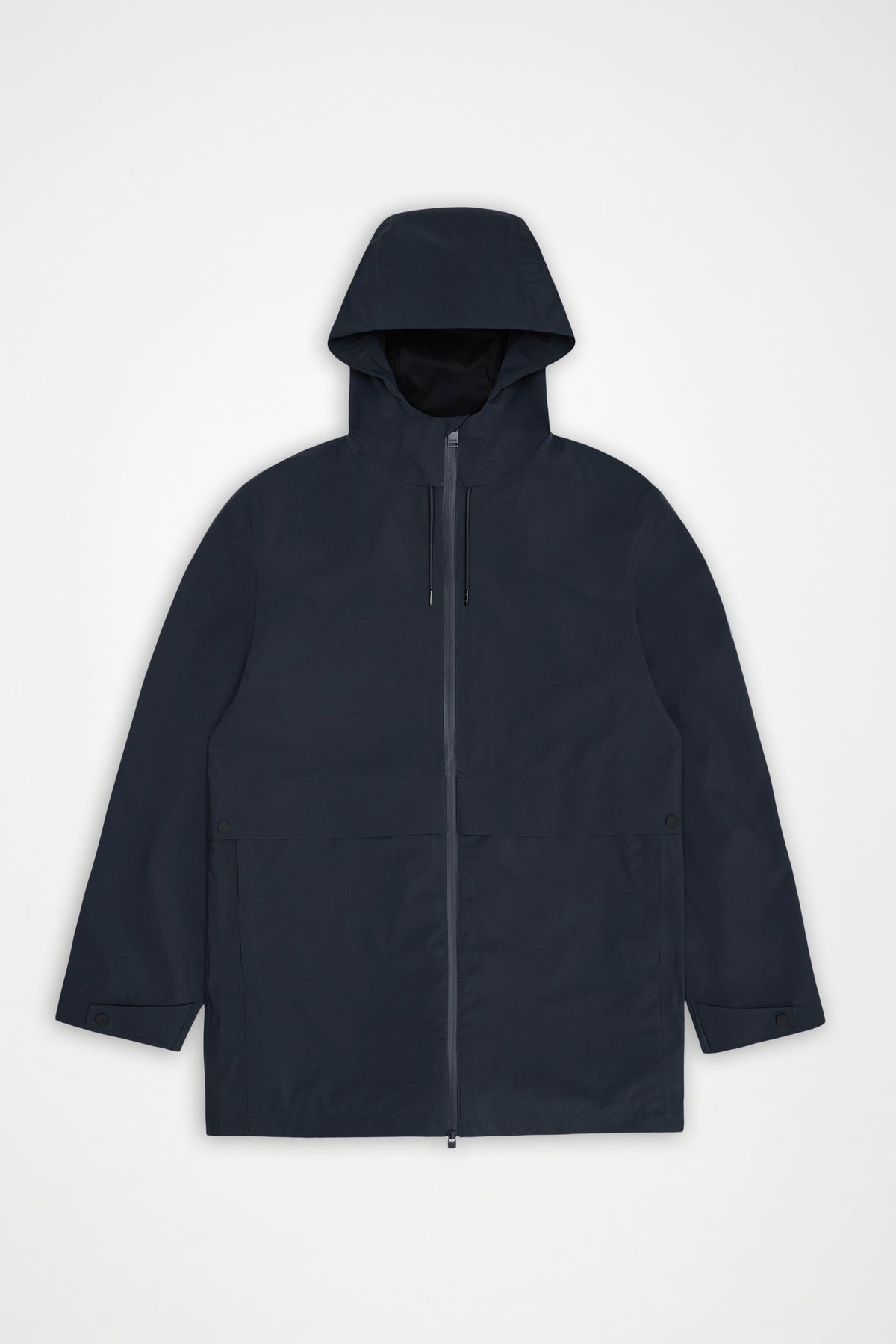 RAINS Suva Hardshell Long Jacket Navy Jacket