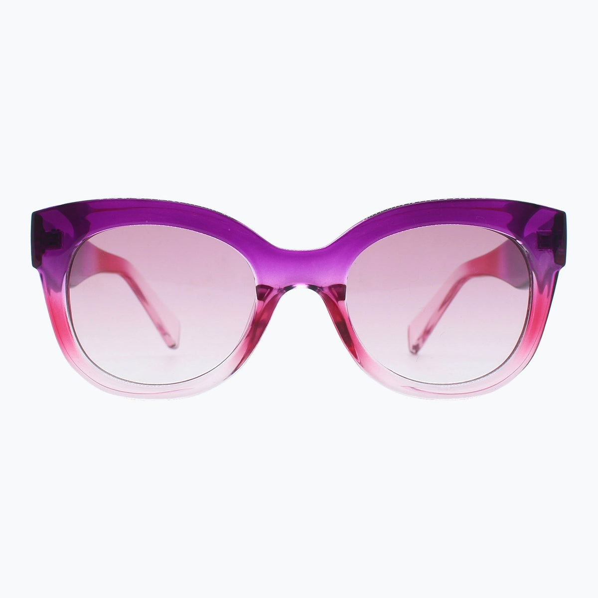 Jaxy Solstice in Purple — Round sunglasses
