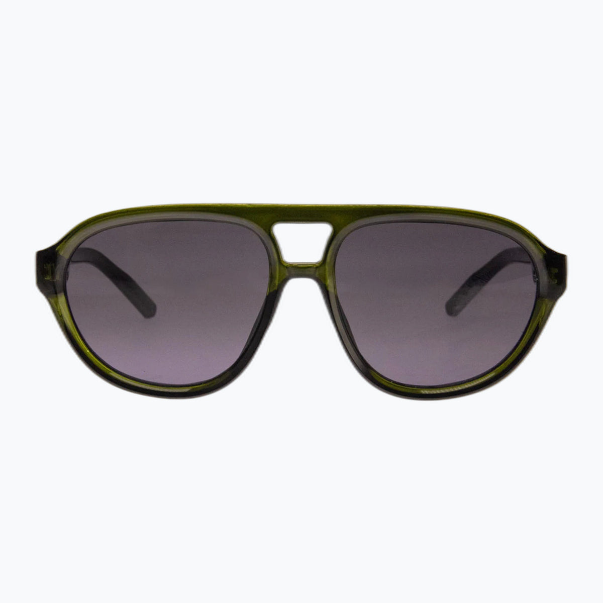 Jaxy Horizon in Green — Aviator Polarized sunglasses