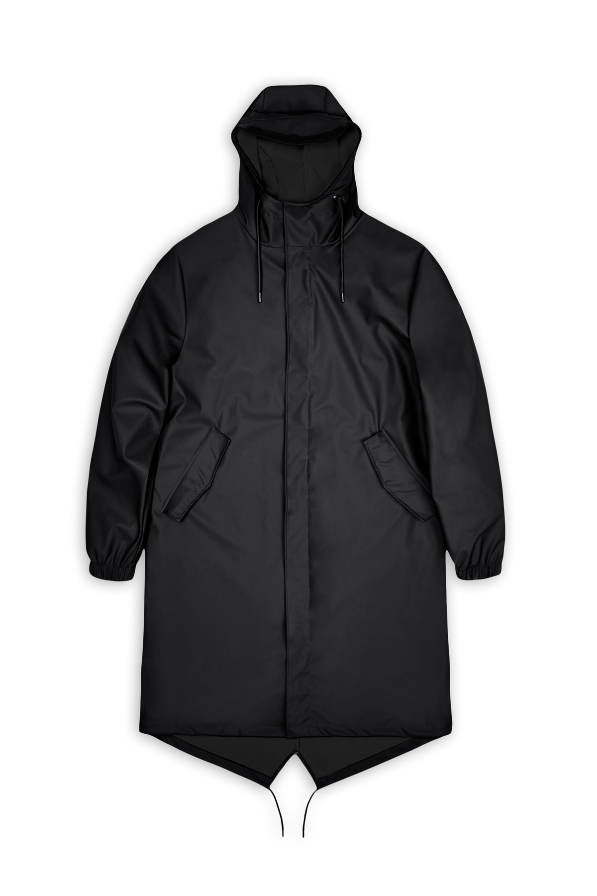 RAINS Fishtail Parka Black Jacket