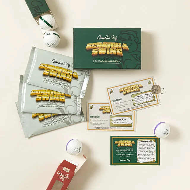 Scratch & Swing™ Scratch Off Golf Game – 3 Pack