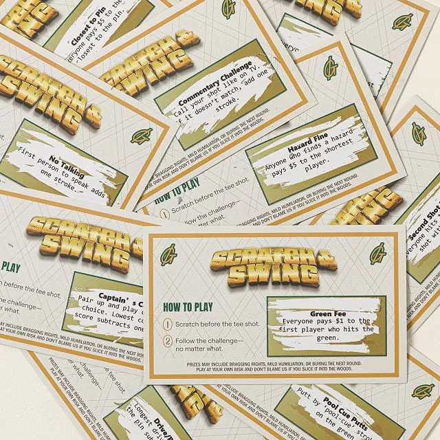 Scratch & Swing™ Scratch Off Golf Game – 3 Pack