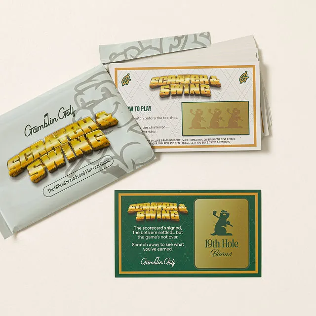 Scratch & Swing™ Scratch Off Golf Game – 3 Pack