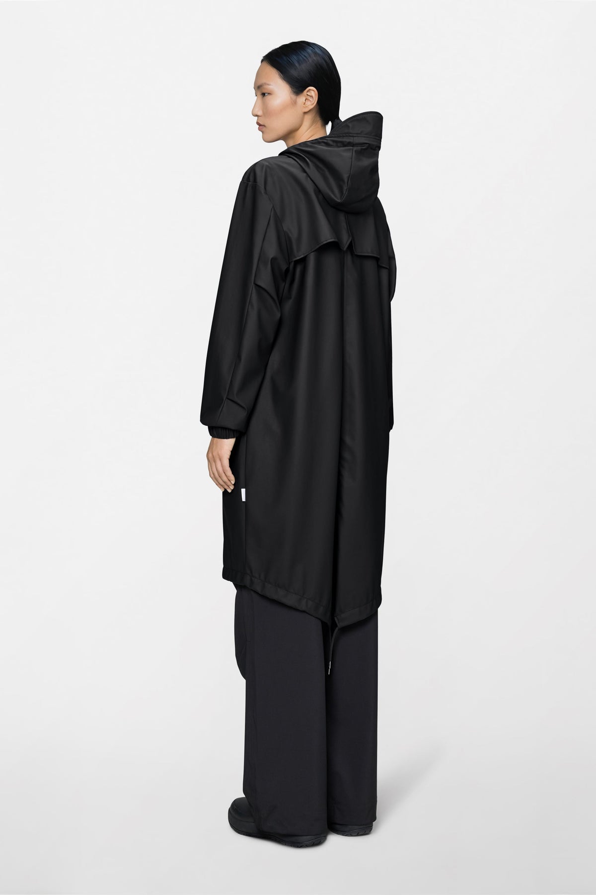 RAINS Fishtail Parka Black Jacket
