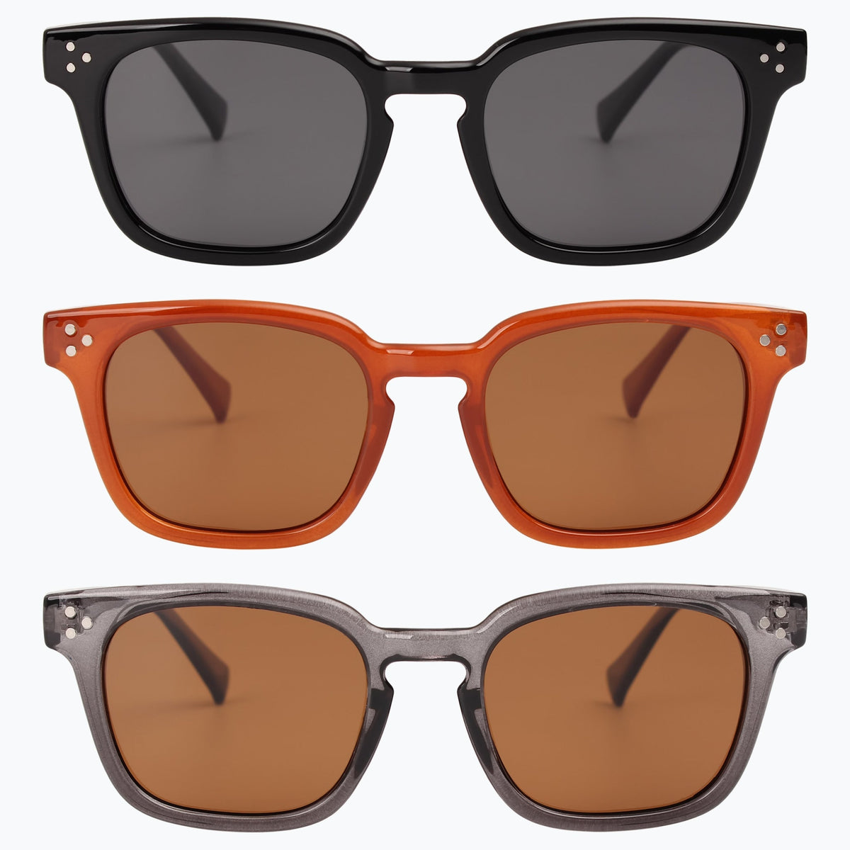 Jaxy Diner — Classic Square Polarized sunglasses in Black