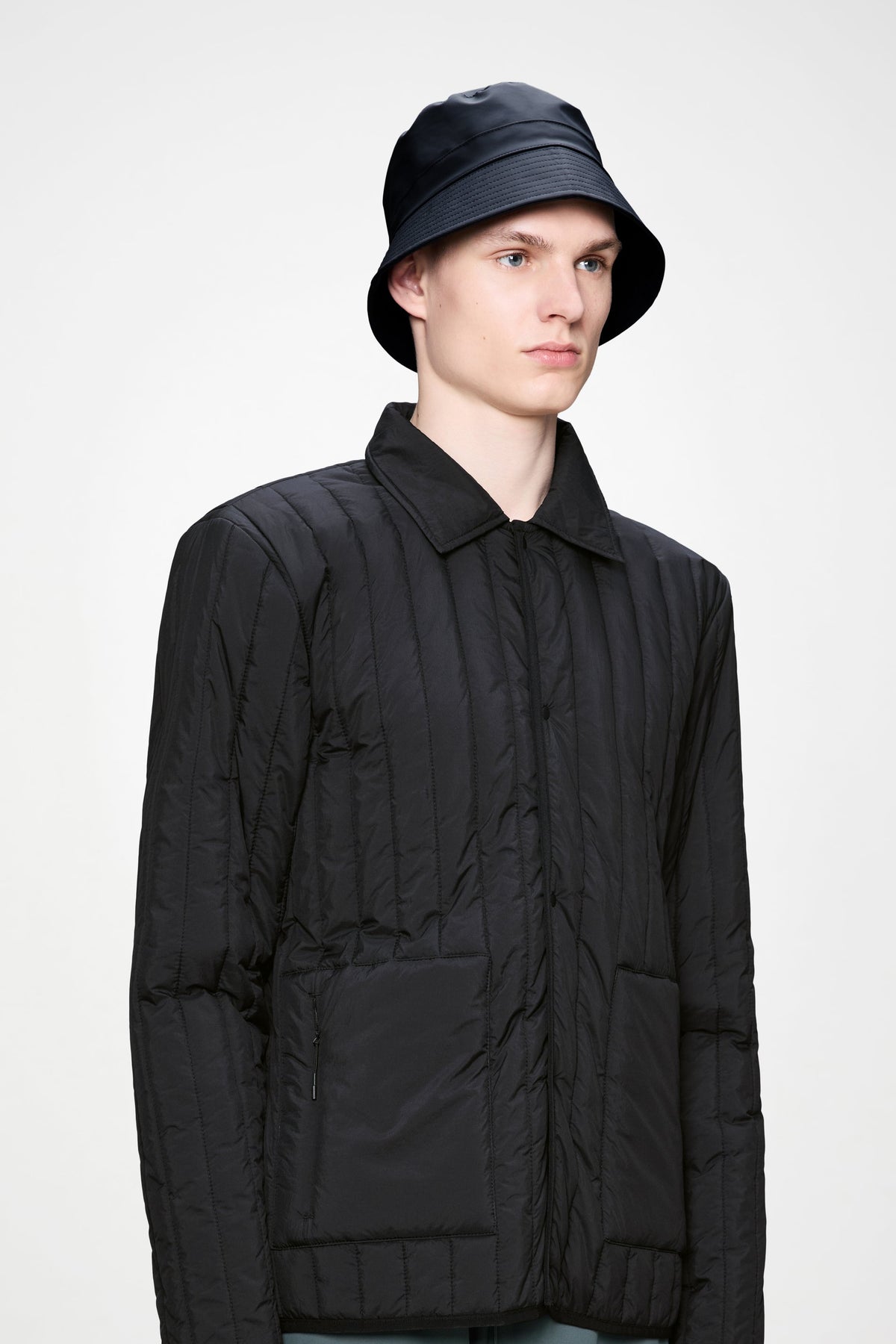 RAINS Bucket Hat Navy Headwear