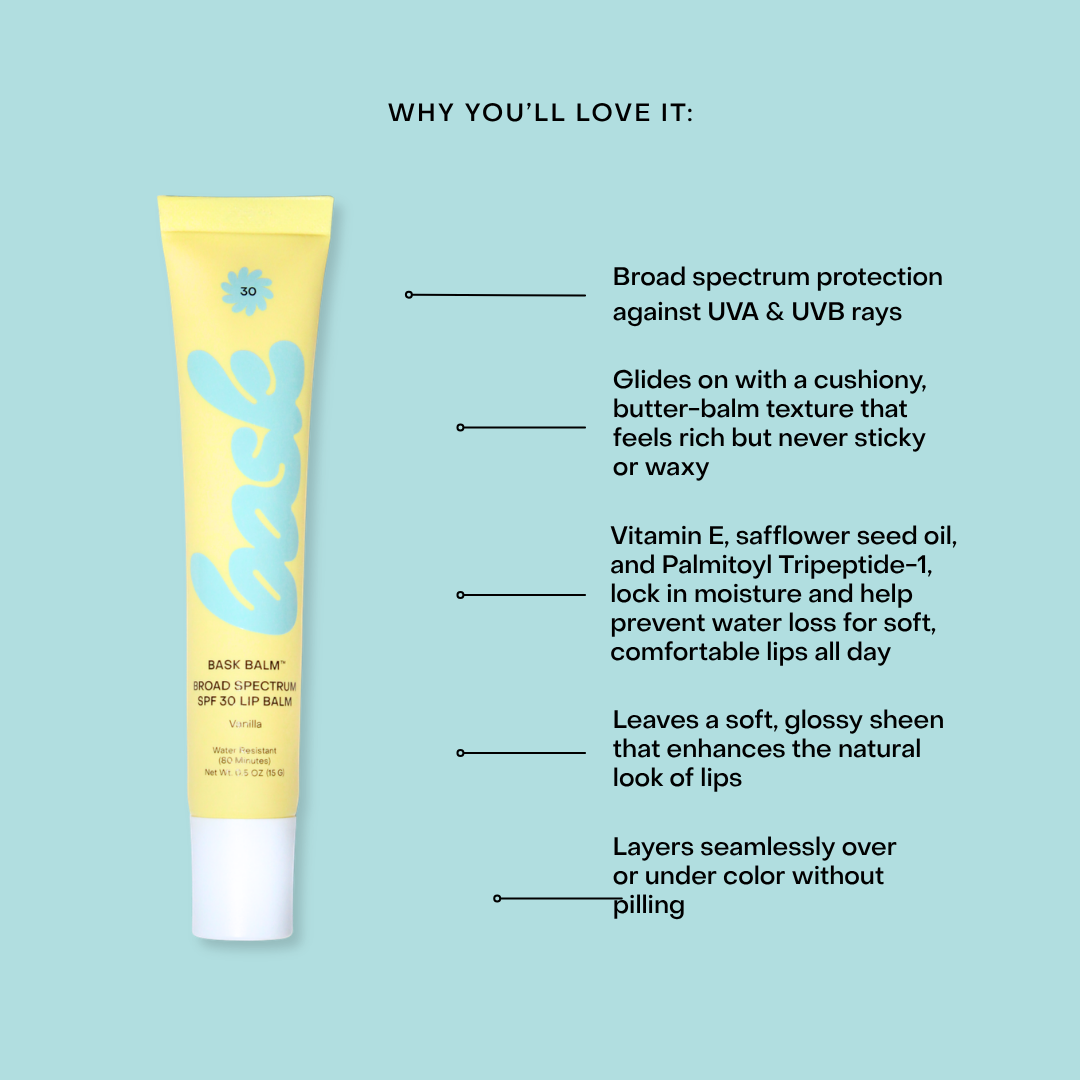 Bask Balm - SPF 30 Vanilla Lip Balm