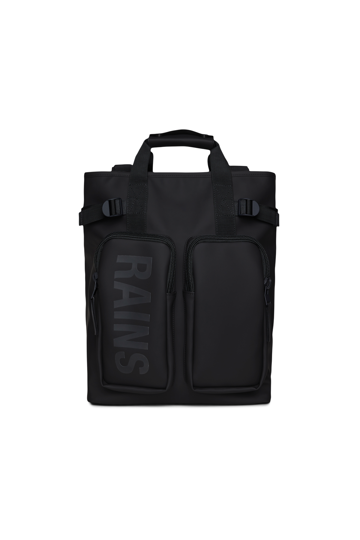 RAINS Texel Tote Backpack Black Backpack