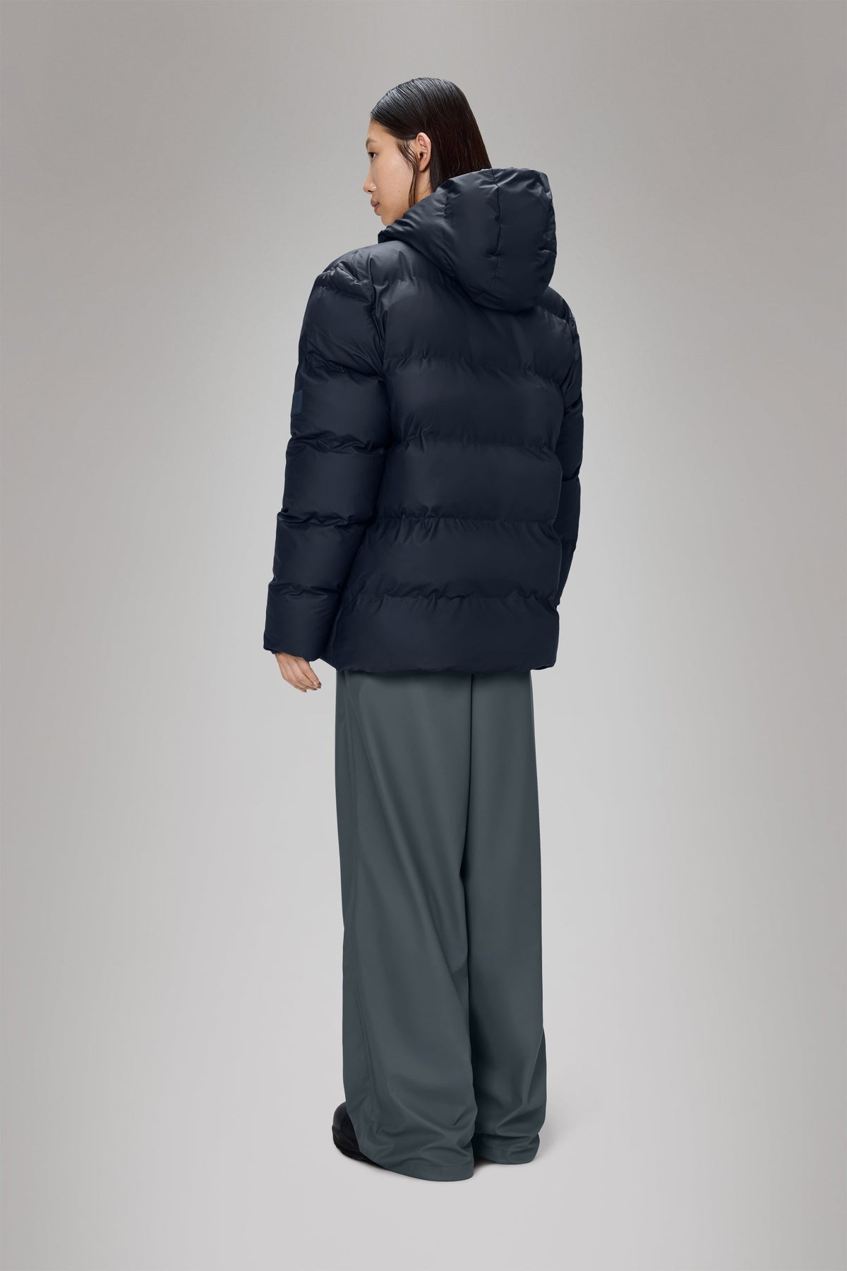 RAINS Alta Puffer Jacket Navy Jacket