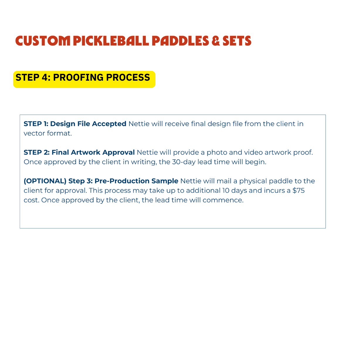 Customizable Nettie Pickleball Paddle