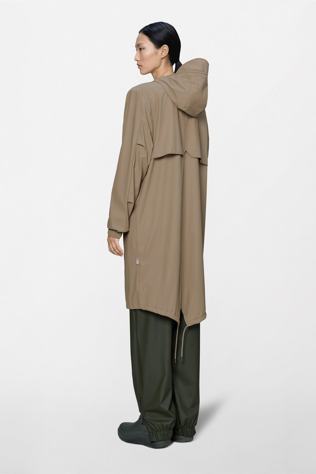 RAINS Fishtail Parka Beige Jacket