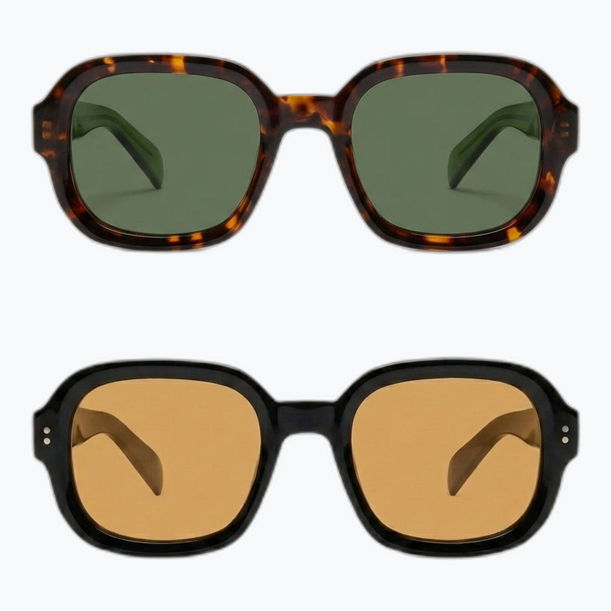 Jaxy Boulevard — Classic Square sunglasses in Black