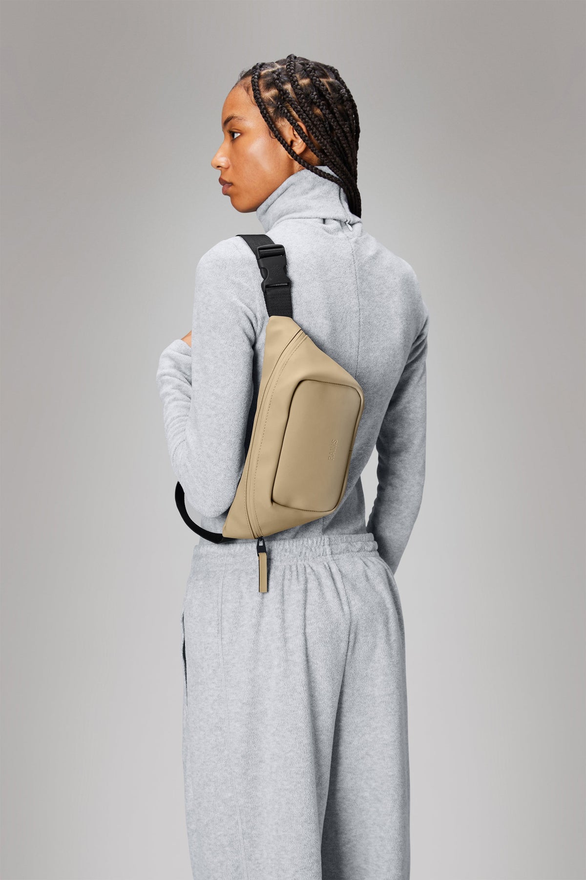 RAINS Bum Bag Mini Sand 4.30L H17 x D8 x W32 cm Bum bag