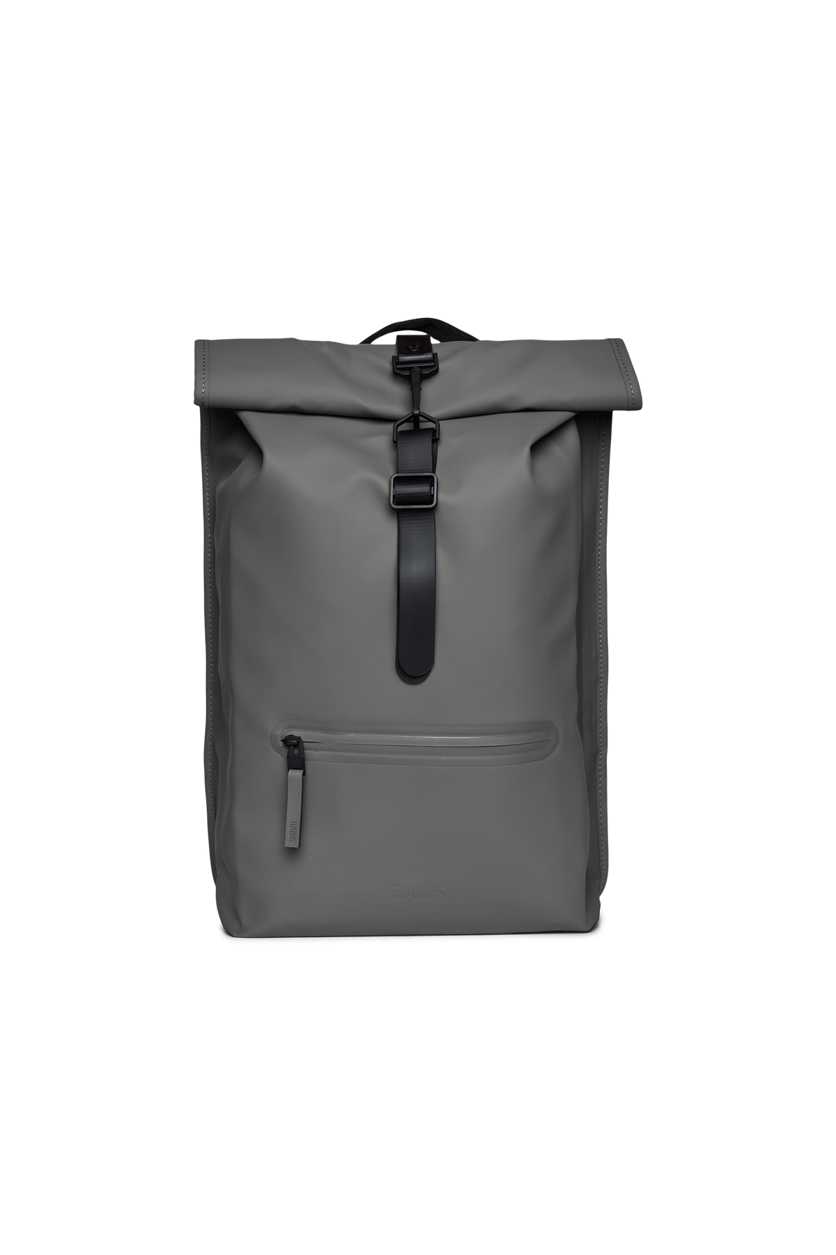 RAINS Rolltop Rucksack Grey 17L H48 x D11 x W32 cm Backpack