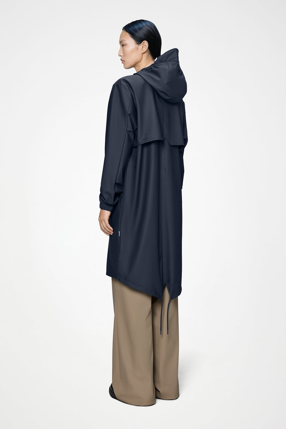 RAINS Fishtail Parka Navy Jacket