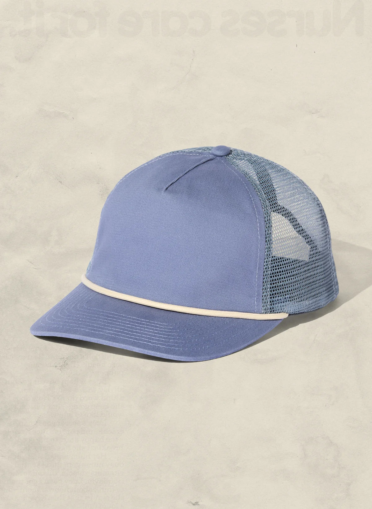Brushed Cotton Rope Trucker Hat