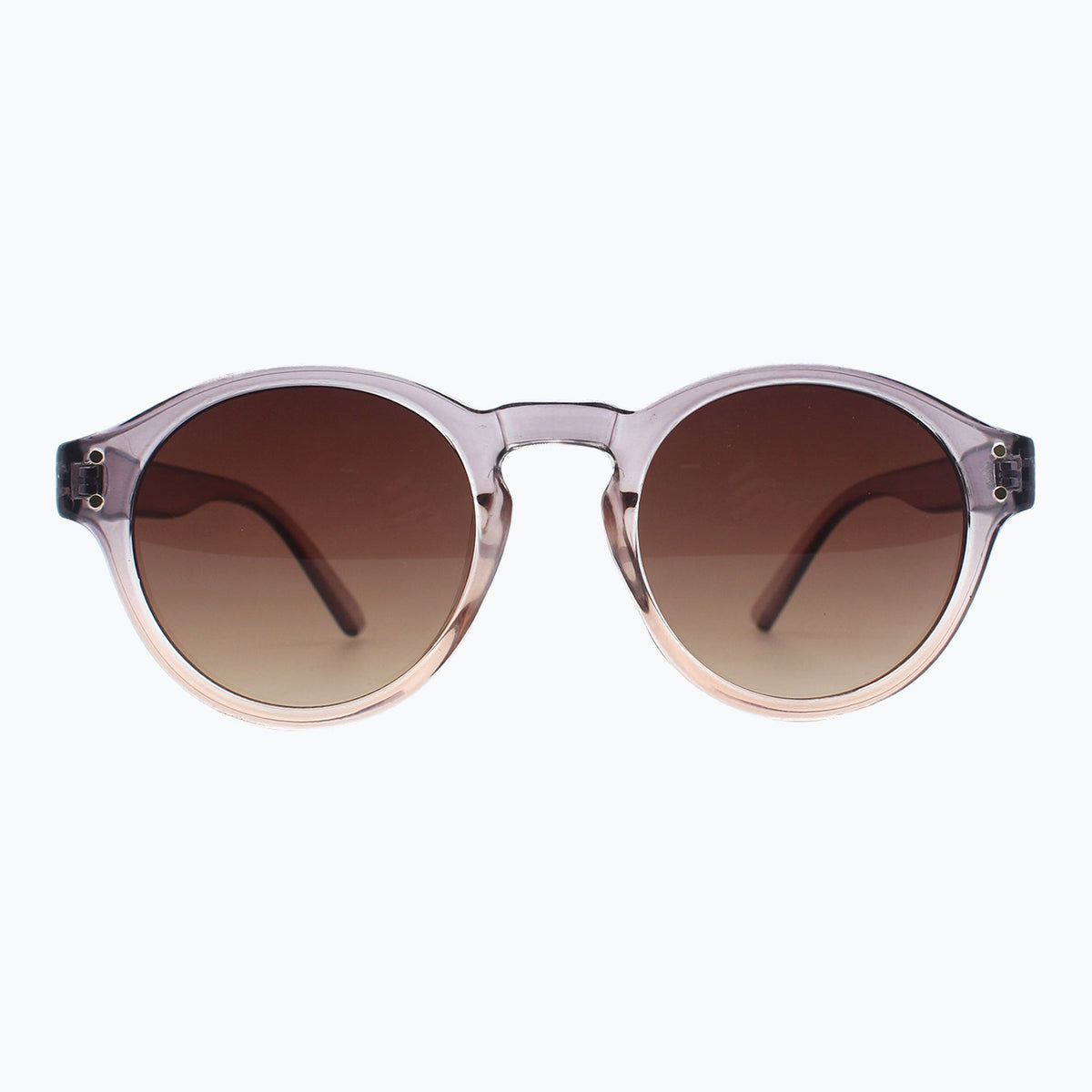 Jaxy Sunset Theory in Grey — Round sunglasses