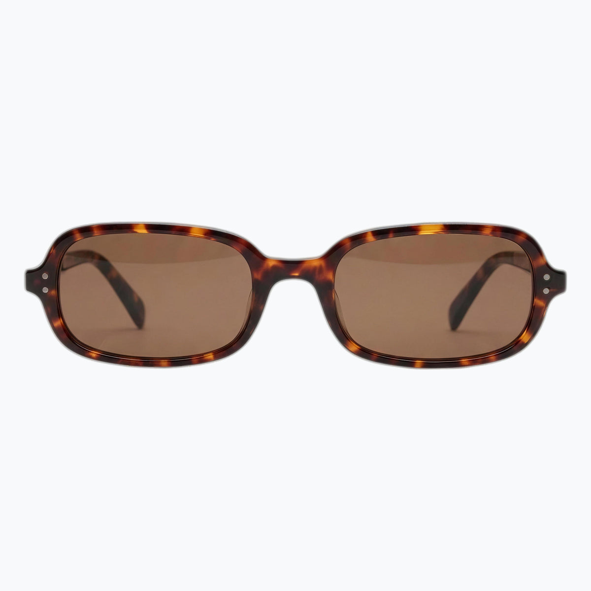 Jaxy Palm State in Tortoise — Rectangle Polarized sunglasses #Color_Tortoise
