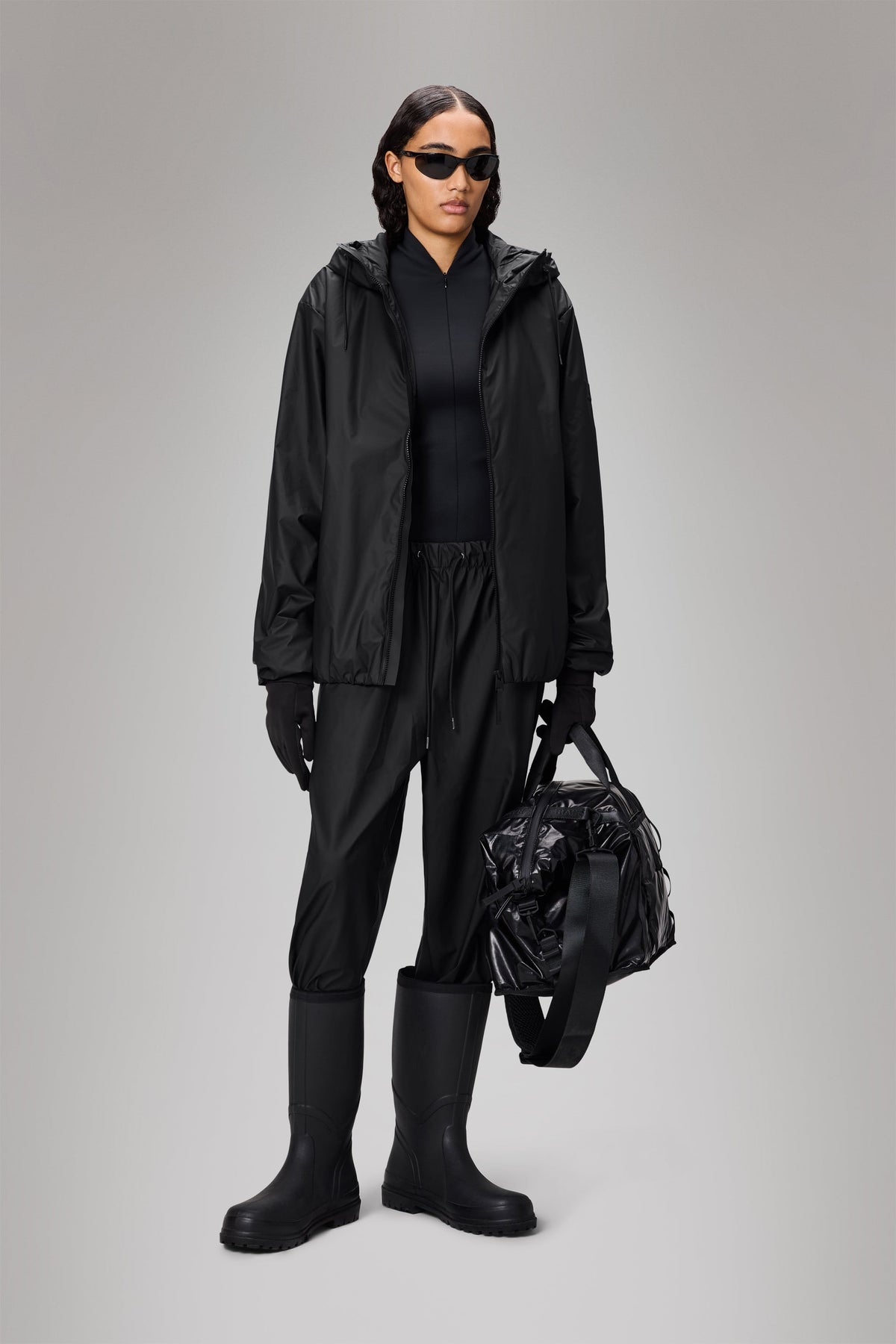RAINS Lohja Insulated Jacket Black Jacket