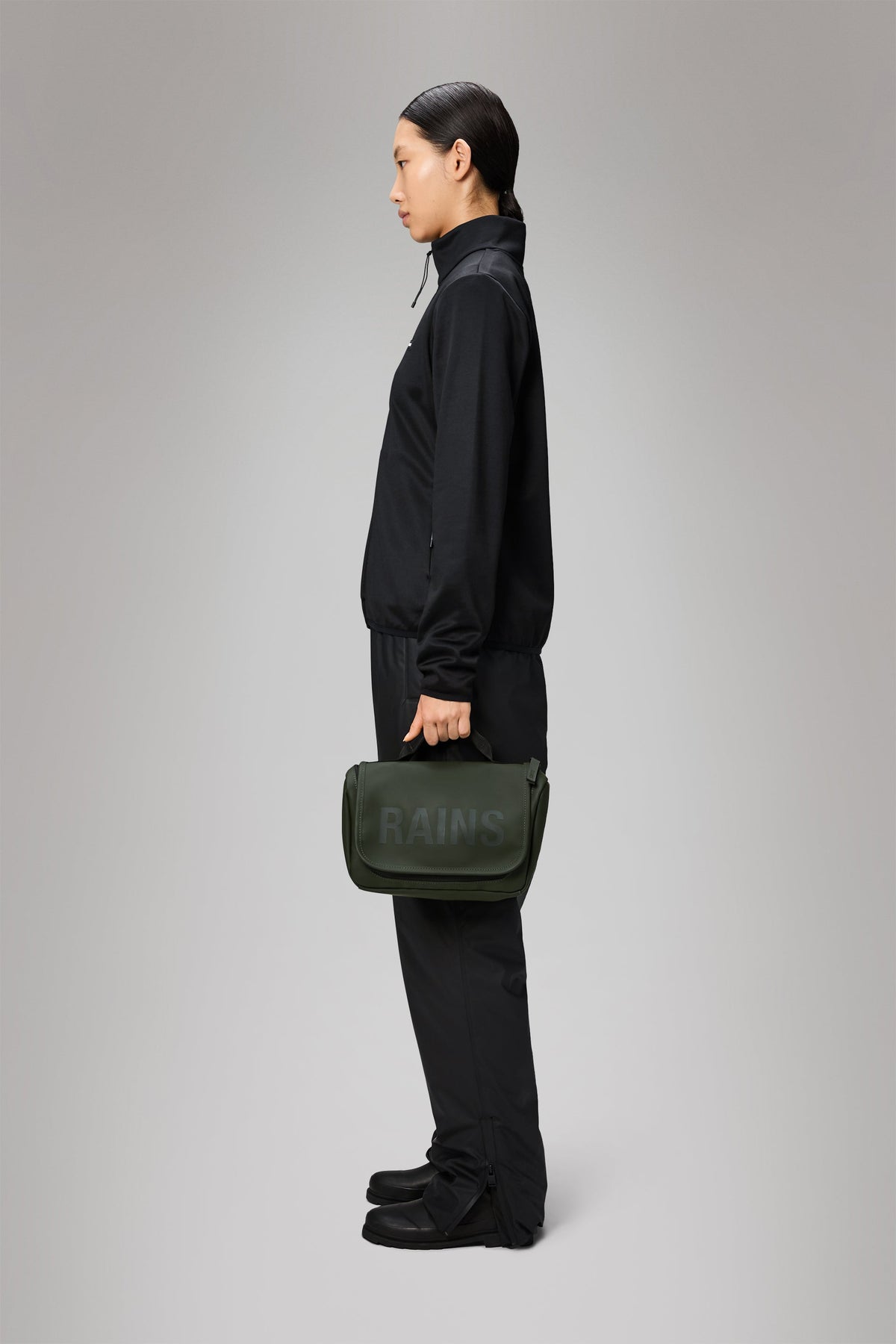 RAINS Texel Wash Bag Green Wash Bag