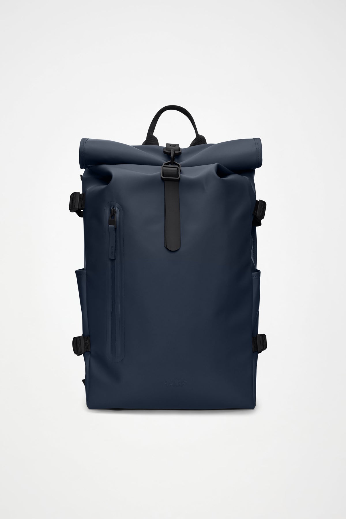 RAINS Rolltop Rucksack Large Navy 28L H63 x D14 x W32 cm Backpack