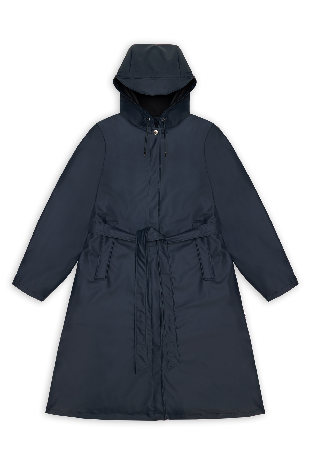 RAINS A-Line Longer W Jacket Navy Jacket