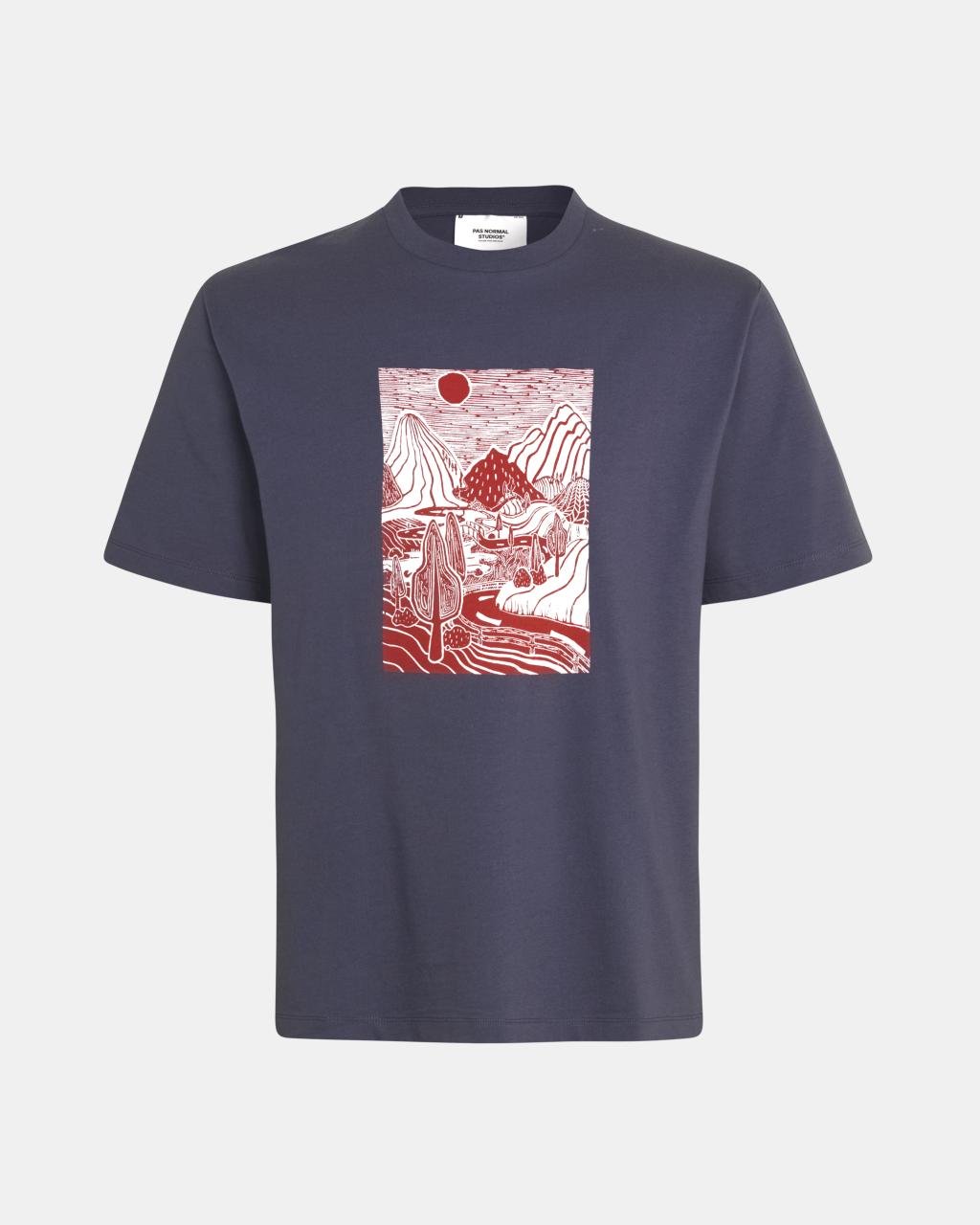Off-Race Graphic T-shirt - Steel