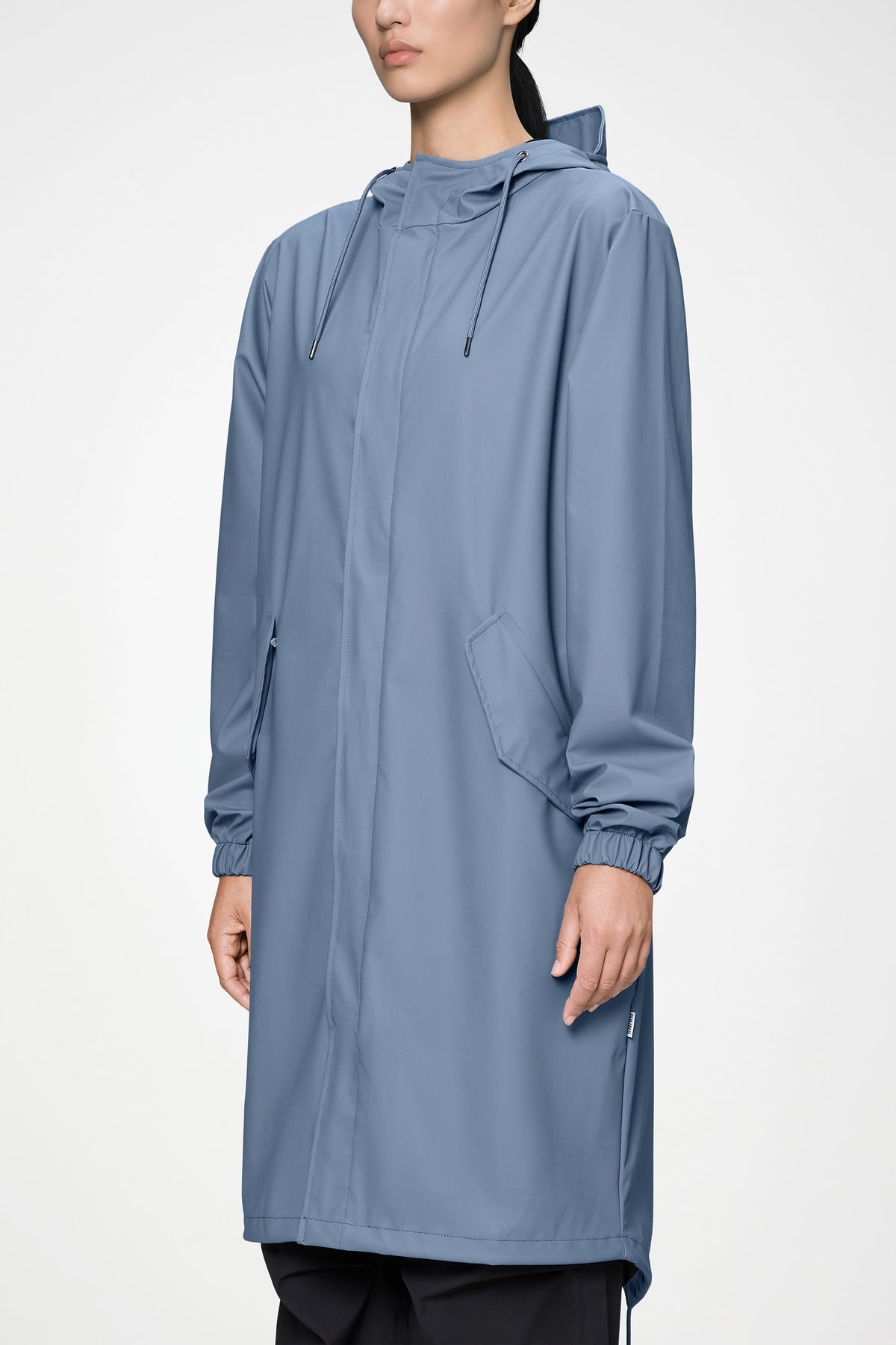 RAINS Fishtail Parka Blue Dusk Jacket